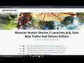 Monster hunter rise firmware update 2 0 Today Number 3 of series