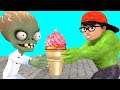 Scary teacher 3D Nickhulk and zombie love ice cream of baby Tani Funny animation