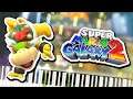 Super Mario Galaxy 2 - Bowser Jr.'s Fiery Flotilla Theme Piano Tutorial Synthesia