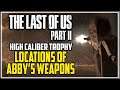 The Last of Us 2 All Abby's Weapon Locations (High Caliber Trophy)