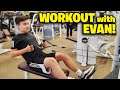 WORKOUT WITH EVAN!!! Top Tips for Beginner Weightlifters!