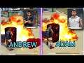 ADAM VS ANDREW Ability Test Free Fire | 24kGoldn - mood ❤ ( Freefire Highlights )