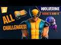ALL *NEW* Wolverine Challenges (Week 3, 4 & 5) Find Wolverine's Trophy and Wolverine Boss!