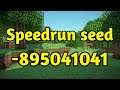 BEST SEED For Minecraft SPEEDRUNNING #shorts
