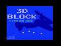 Bootleg 8-Bit Games Demo : 3D Block [Blockout clone]