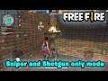 Crazy Sniper and Shotgun Only mode, Clash Squad in Garena Free Fire gameplay by IPF Gaming