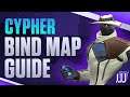 CYPHER - BIND MAP GUIDE + SETUP TIPS AND TRICKS - VALORANT GAMEPLAY