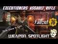Fallout 76 Steel Reign Weapon Spotlight - Executioners Assault Rifle in Fallout 76 Steel Reign