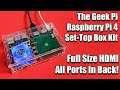 GeeekPi Raspberry Pi 4 Set-Top Box Kit with Full Size HDMI Ports!