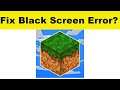 How to Fix MultiCraft App Black Screen Error Problem in Android & Ios | 100% Solution