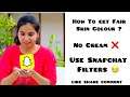 How to get Fair Skin Colour ? ๐ ~ Use Snapchat Filters in Real Life ๐Dushyant Kukreja #shorts