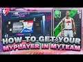 HOW TO GET YOUR MYPLAYER IN MYTEAM FOR *FREE* XP! NBA 2K22 MYTEAM