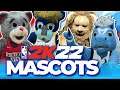 Mascots in NBA 2K22