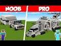 Minecraft NOOB vs PRO: MODERN RV HOUSE BUILD CHALLENGE in Minecraft / Animation