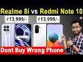 Realme 8i vs Redmi Note 10 - Best Smartphone Under 14000 | Redmi Note 10 vs Realme 8i Camera, Gaming