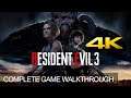 Reisdnet Evil 3 Remake Complete Game Walkthrough Full Game Story No Commentary 4K 60FPS