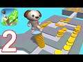 Stacky Dash - Gameplay Walkthrough Part 2 Levels 16-33 (Android, iOS)