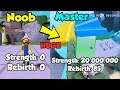 Strongest Player On Leaderboard! 20 Million Strength! - Weight Lifting Simulator 4