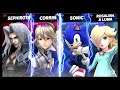 Super Smash Bros Ultimate Amiibo Fights – Sephiroth & Co #124 Sephiroth & Corrin vs Sonic & Rosalina