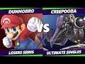 S@X 411 Losers Semis - Dunnobro (Mario) Vs. Creepooba (Ridley) Smash Ultimate - SSBU