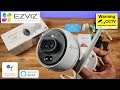 EZVIZ C3X Outdoor WiFi Camera Works with Google Home / Amazon Alexa | BEST COLOUR NIGHT VISION + AI