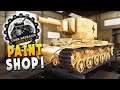 Using the Paint Shop to Restore with Style : Tank Mechanic Simulator Gameplay