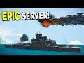 Warships & Battleships! - Space Engineers: HIGH TIDE Server Tour!