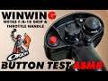 WinWing HOTAS ORION | F/A-18 GRIP & THROTTLE HANDLE | BUTTON TEST ASMR 4K/60fps