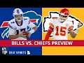 AFC Championship Bills vs. Chiefs Playoffs Preview, Patrick Mahomes Injury News & Josh Allen