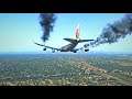 AIR CHINA 747-400 Crashes at Beijing | Engine Fire