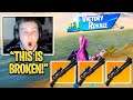 Benjyfishy *FREAKS OUT* Shows How OP CHARGE SHOTGUN is w/ New WEAPONS on NEW Fortnite Season 5 MAP!