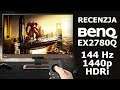BenQ EX2780Q IDEALNY Monitor dla Graczy? 144Hz 1440p HDRi