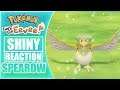 BIT LUCK! SHINY SPEAROW REACTION in Pokemon Let's Go Pikachu and Eevee