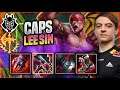 CAPS IS A MONSTER WITH LEE SIN MID! - G2 Caps Plays Lee Sin MID vs Kayle! | Patch 11.15