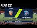 FIFA 22 - FC Lorient vs Paris Saint Germain - Ligue 1 | PS4