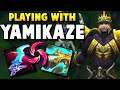 How to CARRY YAMIKAZE with the NEW COLLECTOR JARVAN Lethality Build | League of Legends