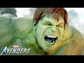 MARVEL'S AVENGERS - HULK ESMAGA NO NOVO Jogo dos Avengers (PS4 Gameplay PT-BR Português)