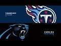 NFL 2019 Week 9 Carolina Panthers vs Tennessee Titans