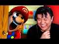 SMG4 Reacts to Mario Gets His PINGAS Stuck In A Door