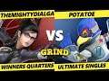 The Grind 154 Winners Quarters - TheMightyDialga (Bayo) Vs. Potatoe (Falco) Smash Ultimate - SSBU