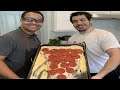 We Made The BIGGEST Pizza On Twitch! Ft. Greekgodx, Nmplol, Malena