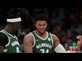 2021 NBA Season Milwaukee Bucks Vs Toronto Raptors NBA 2k22 Simulation