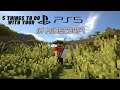 5 Things To Do With Your PS5 In MINECRAFT!!!