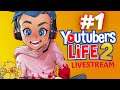 Apakah digame ini channel youtubeku juga suram ? :c - Youtubers Life 2 #1