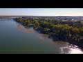 Bismarck, ND - 4K Missouri River Fall Drone Shots