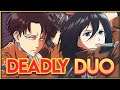 Double Ackerman DESTROY PvP! Levi & Mikasa Showcase| Seven Deadly Sins Grand Cross