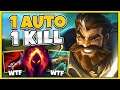 Every Single Auto IS A ONE-SHOT! New LEGENDARY “Sentinel Graves” Skin is AMAZING - League of Legends