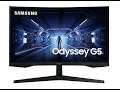 Mонитор Samsung Odyssey G5 LC27G55T Black (LC27G55TQWIXCI)
