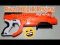 Nerf Rival Curve Shot Helix XXI-2000 Unbox and Review (Featuring little Zoe)