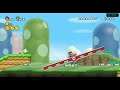 New Super Mario Bros. Wii (Español) con el emulador Dolphin. Gameplay modo cooperativo (2 jugadores)